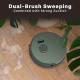 bObsweep Bio Self-Empty Robot Vacuum & Mop - Sage Green - Image 3