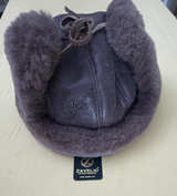 Zavelio Genuine Sheepskin Leather Trapper Hat - Image 1