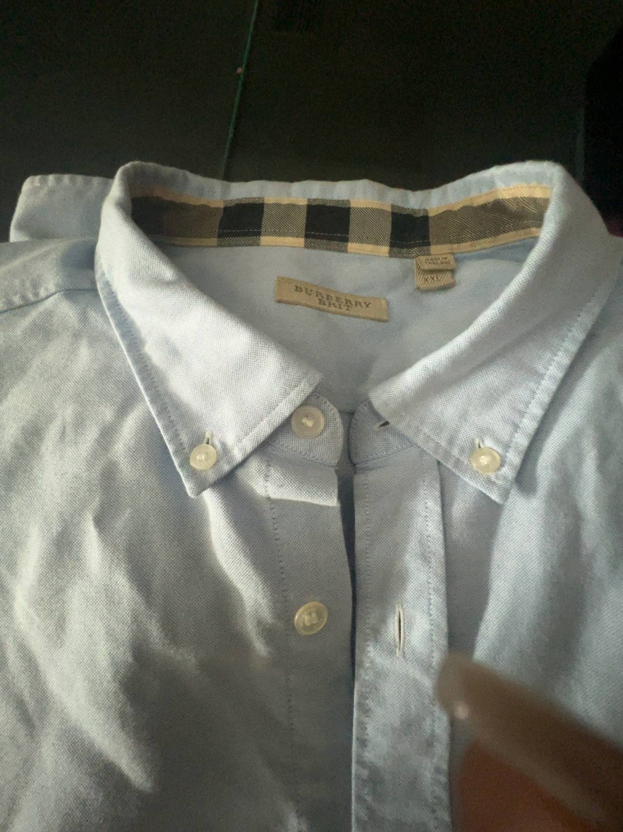 Burberry Brit Long Sleeve Shirt Blue