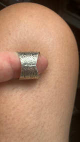 Artisan Handmade Sterling Silver Ring with stunning faceted citrine gem - Image 4