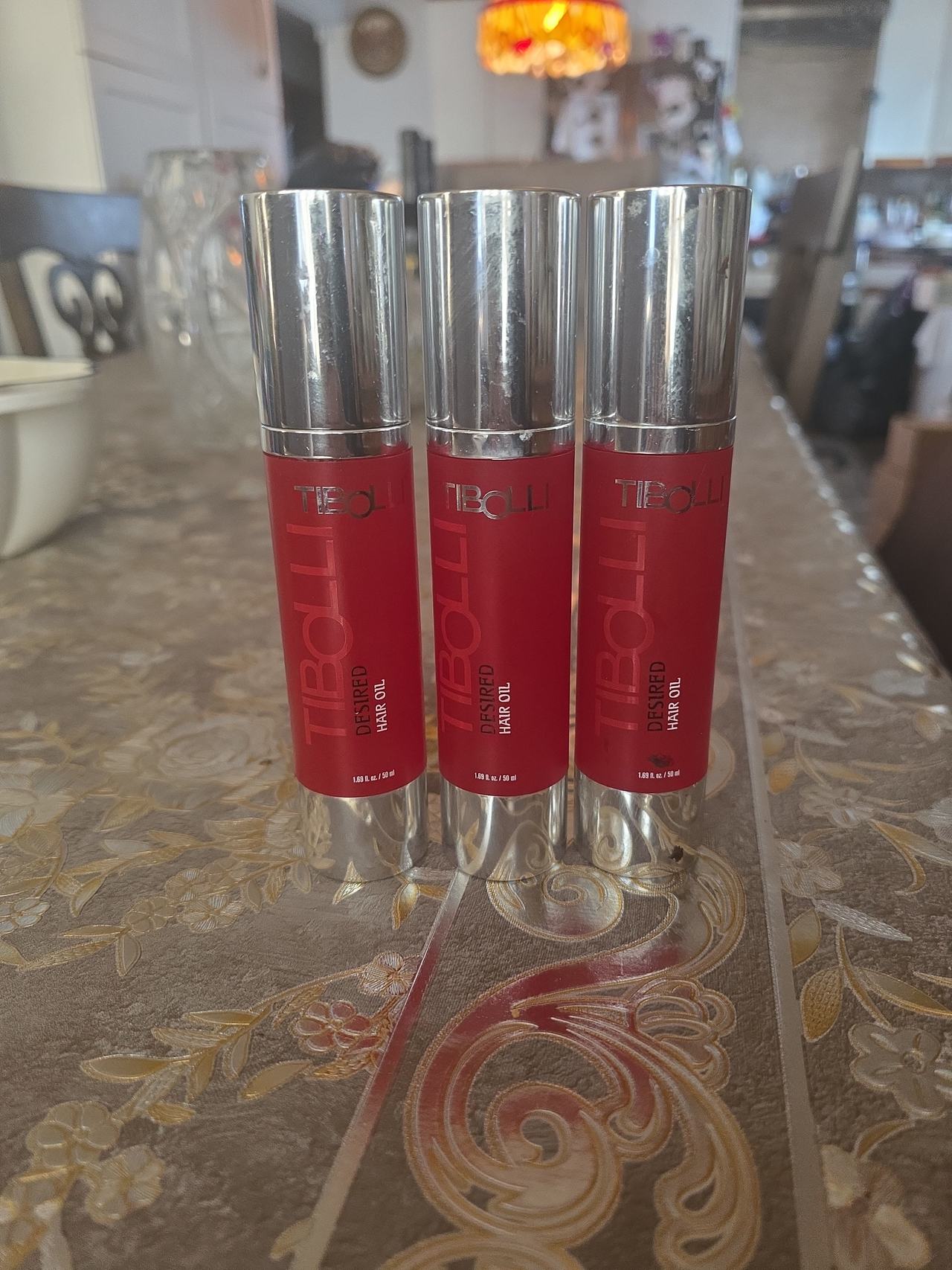 3pc T ib ol li Desired Hair Oil 5oz total