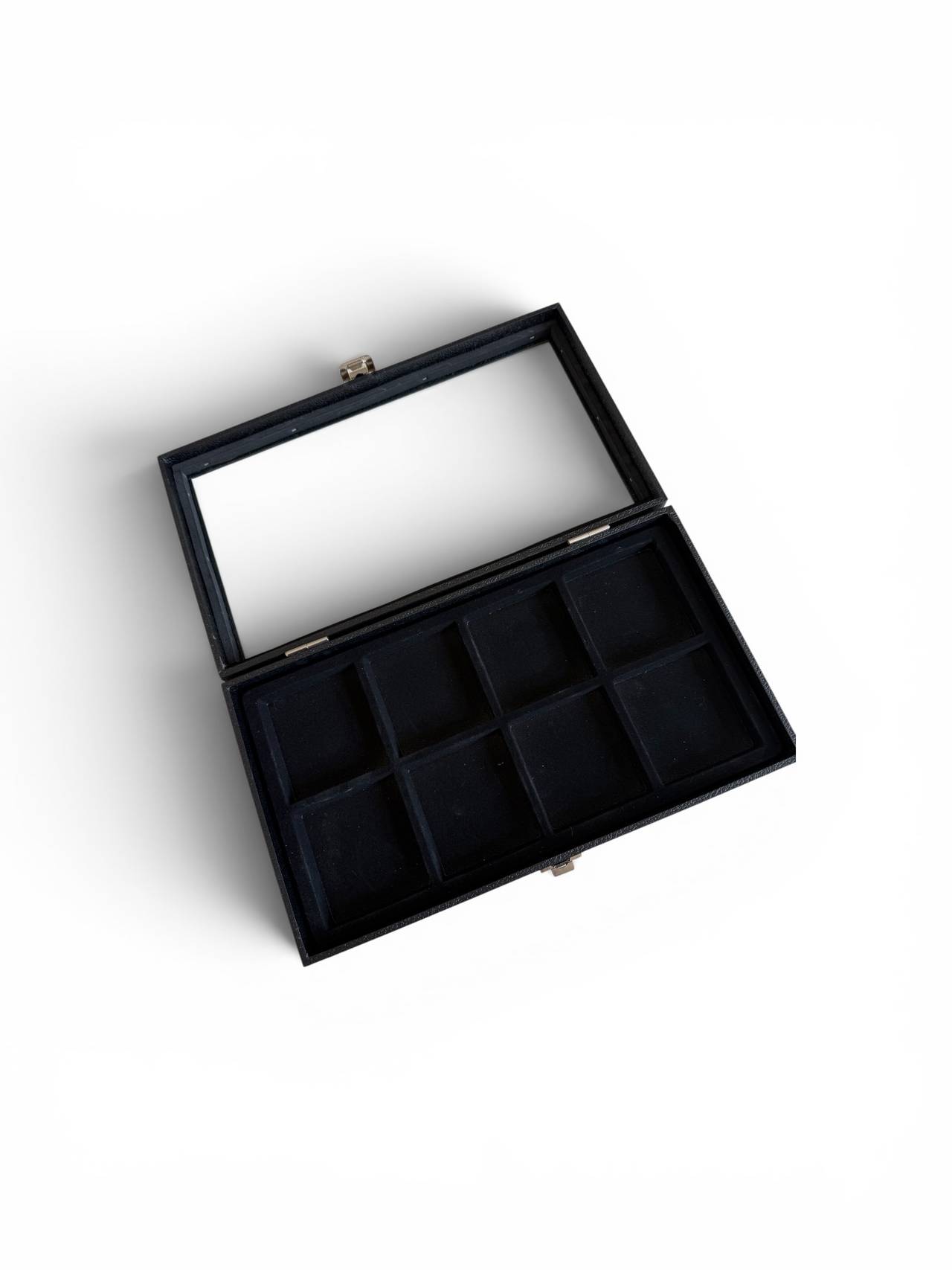 8-Slot Watch Box with Glass Top