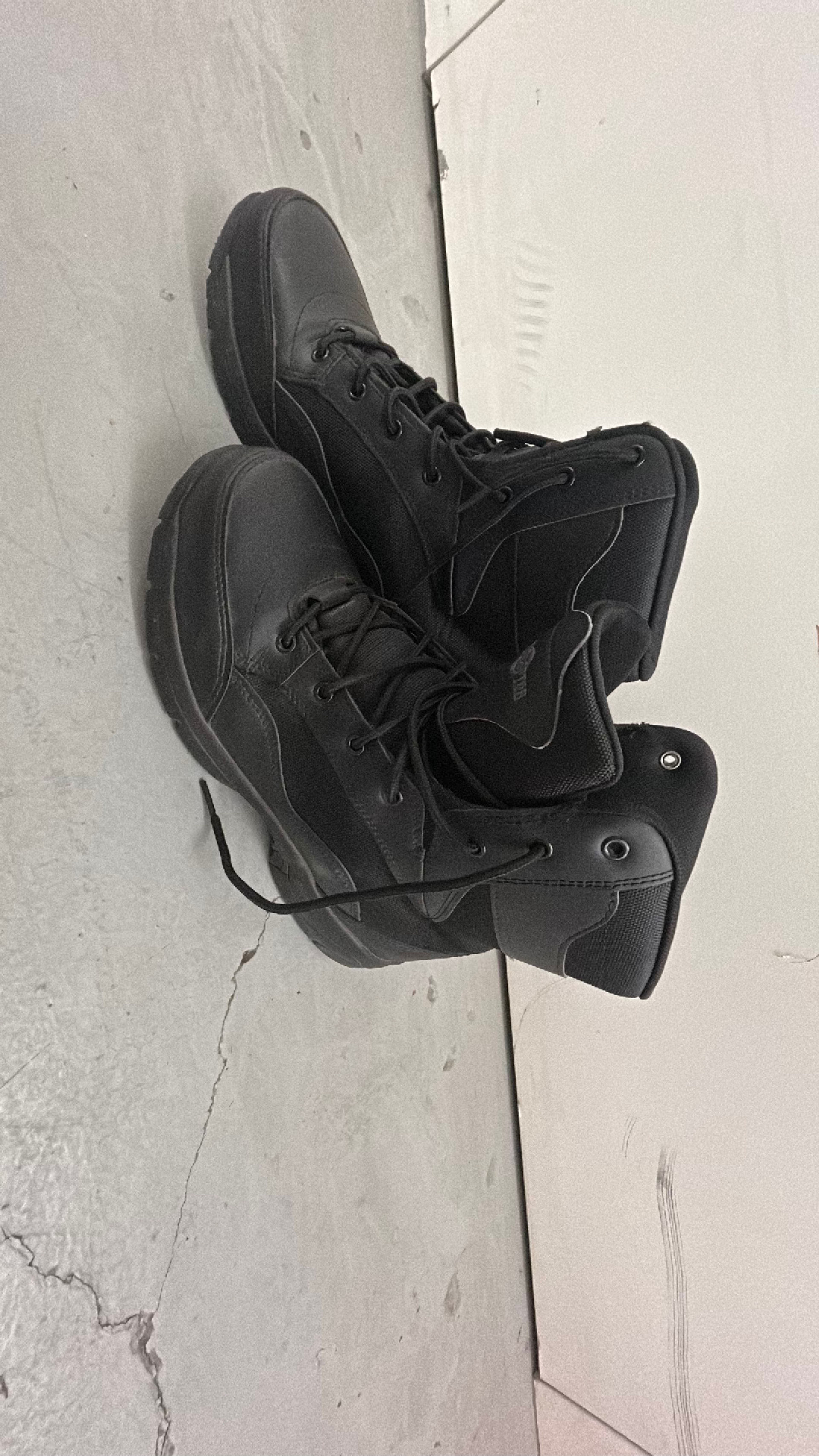 Interceptor Force Tactical Steel Toe Boots Black size 10.5 - Image 2