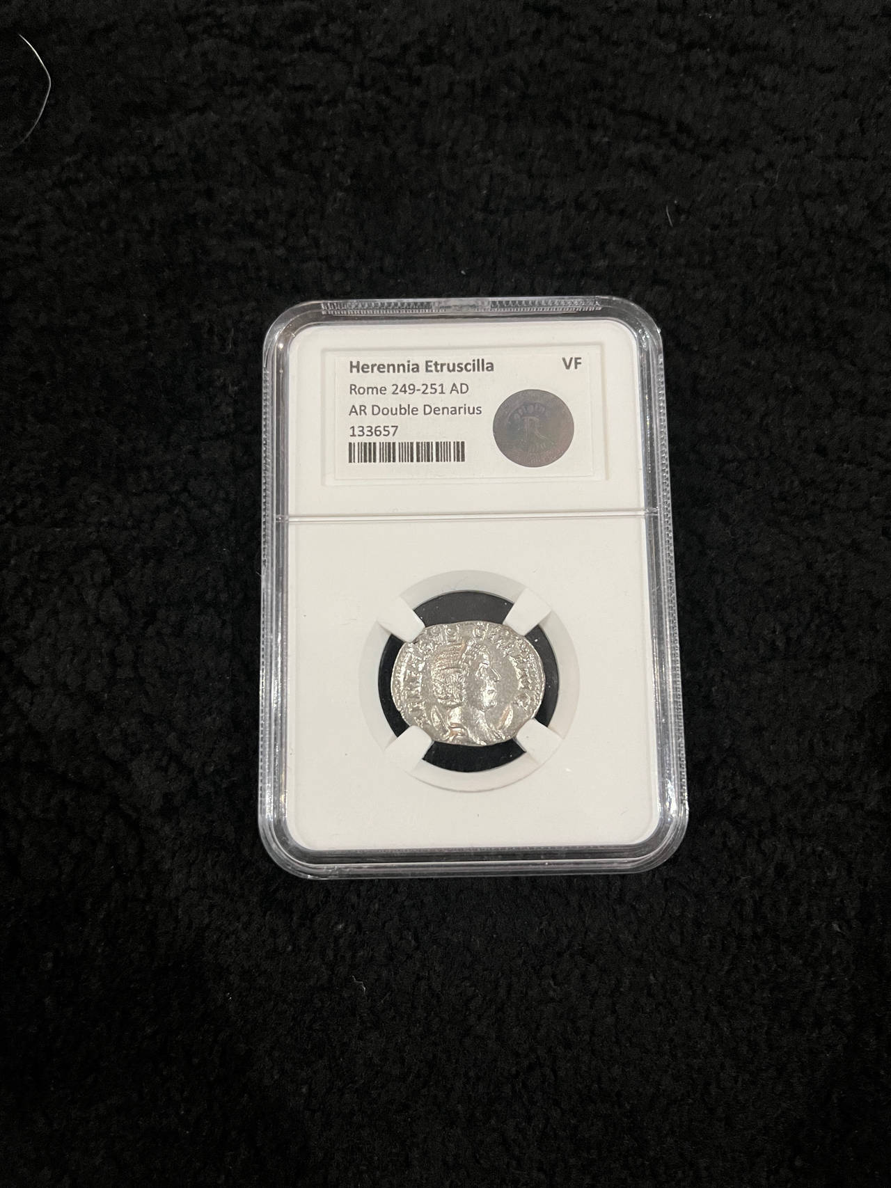 Herennia Etruscilla AR Double Denarius