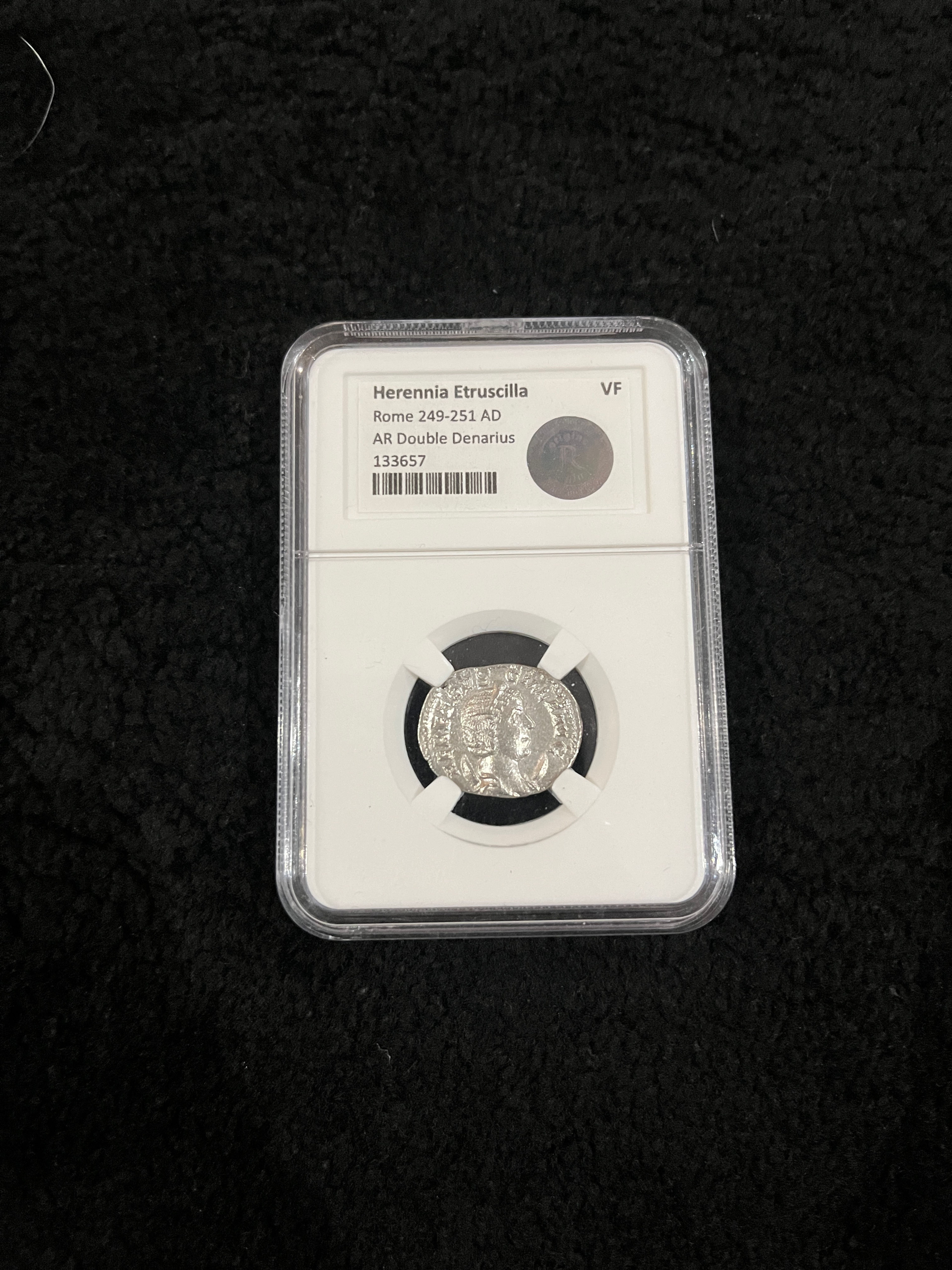 Herennia Etruscilla AR Double Denarius