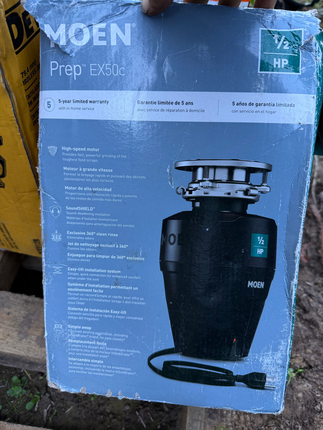 Moen Prep EX50c 1/2 HP Garbage Disposal