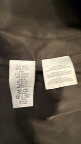 Nine West Rabbit Fur Trimmed Wool Blend Coat M - Image 4