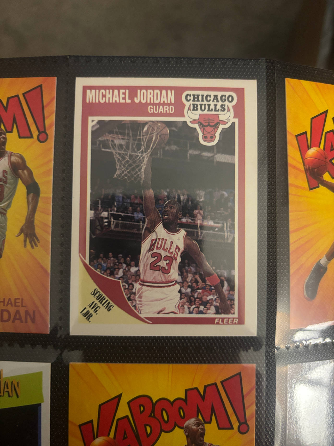 1986 Fleer Michael Jordan Rookie Card #57