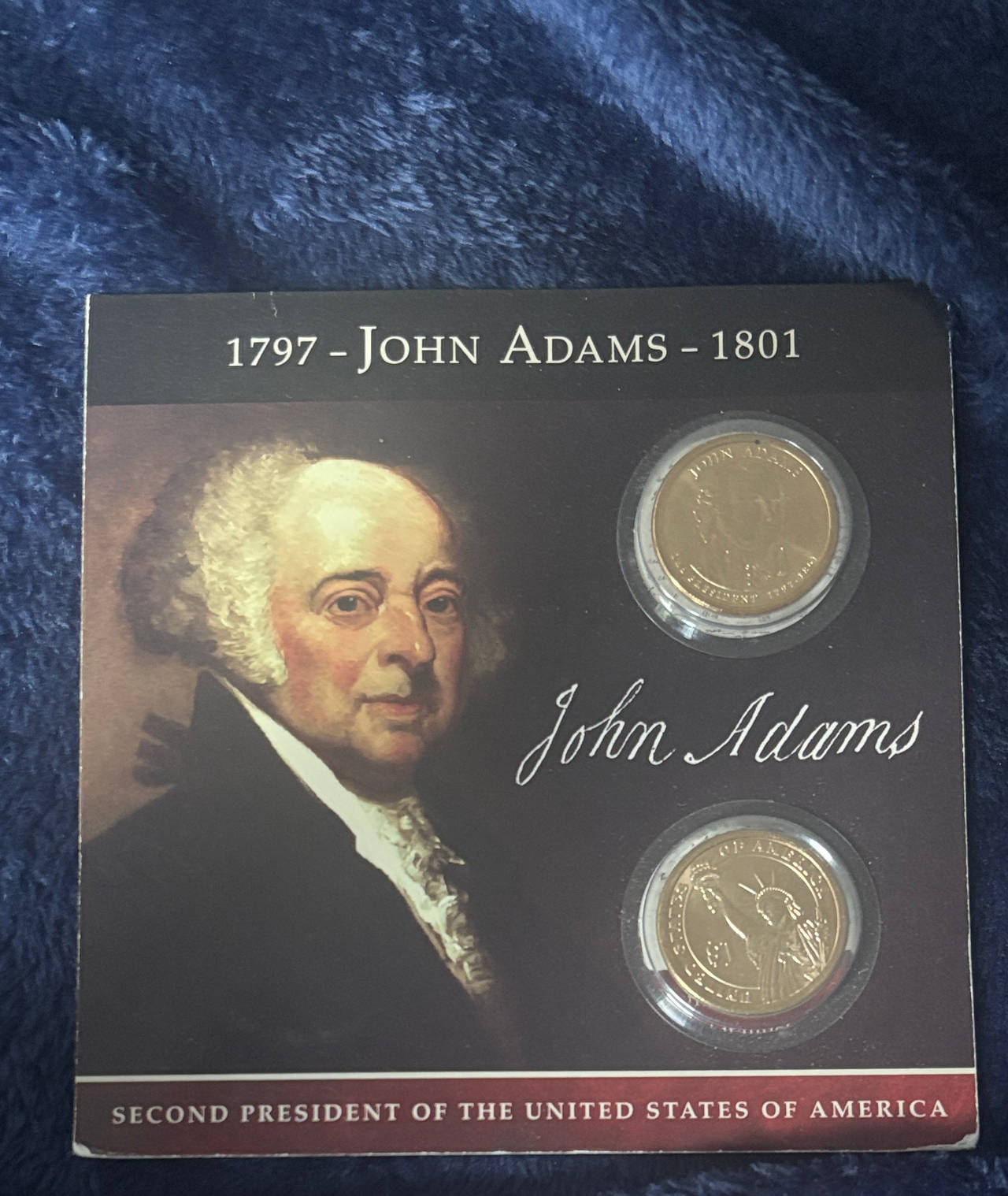 1797-1801 John Adams Presidential $1 Coin Set