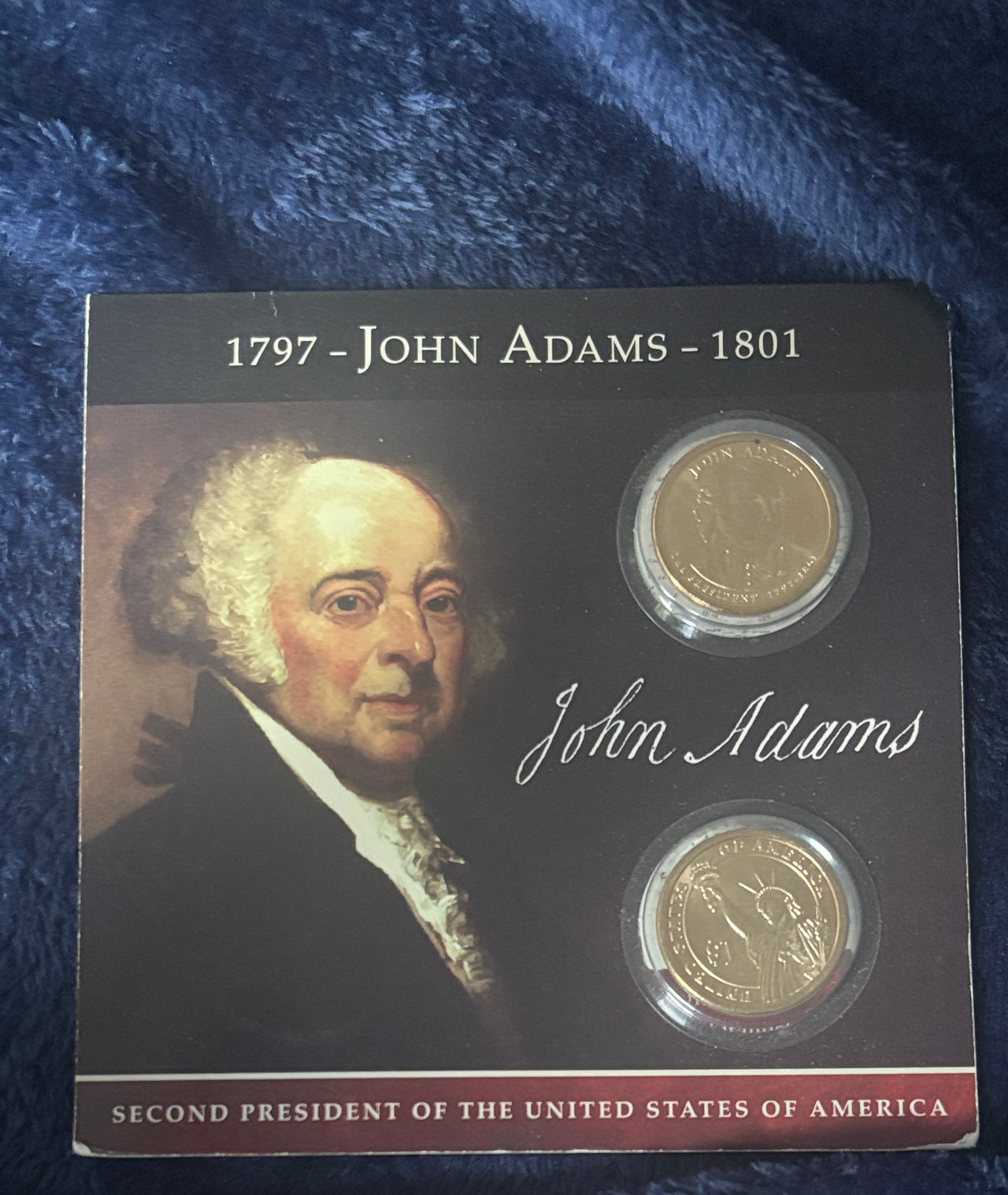 1797-1801 John Adams Presidential $1 Coin Set