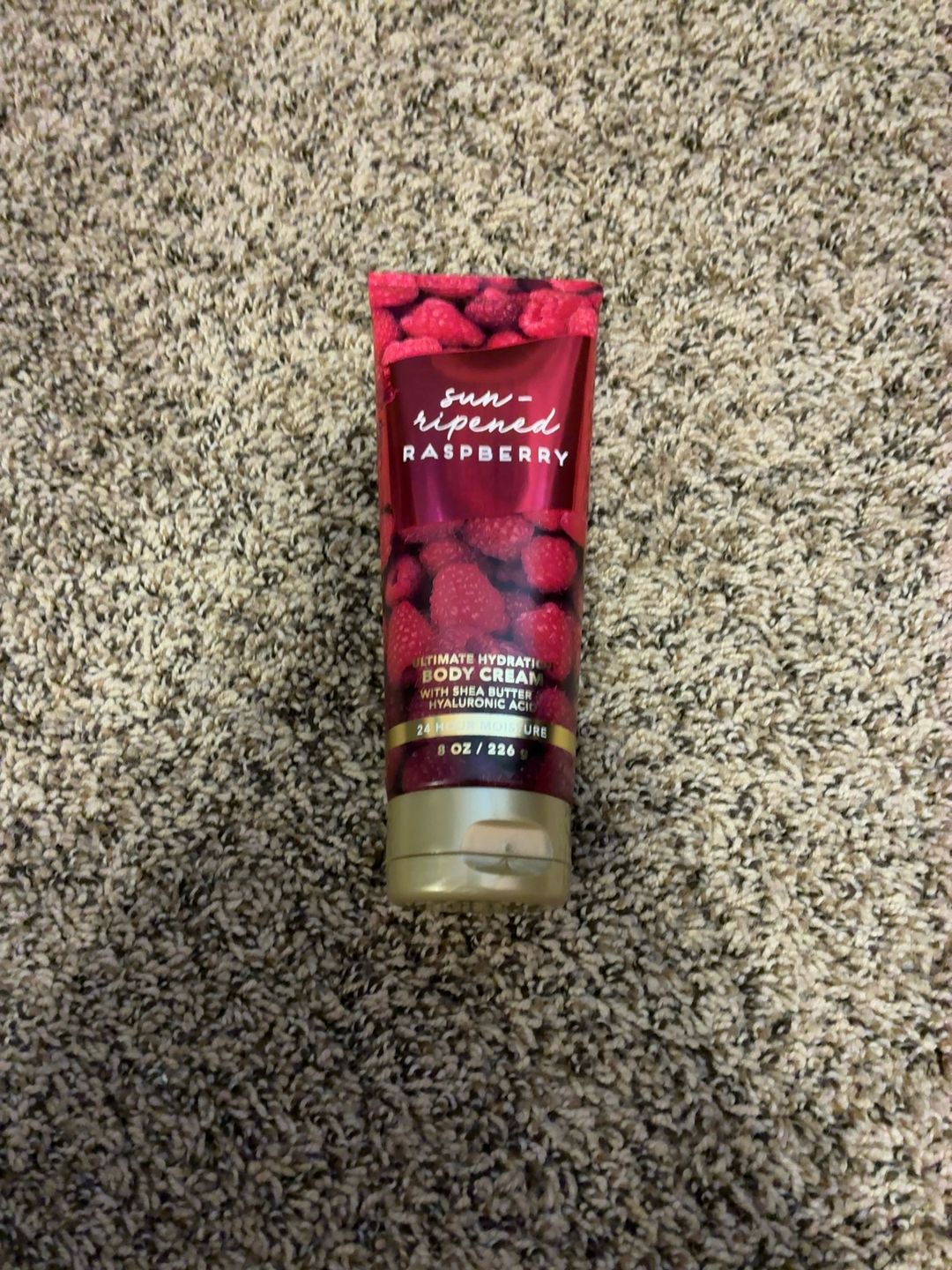 Bath & Body Works Sun-Ripened Raspberry Body Cream 8 oz