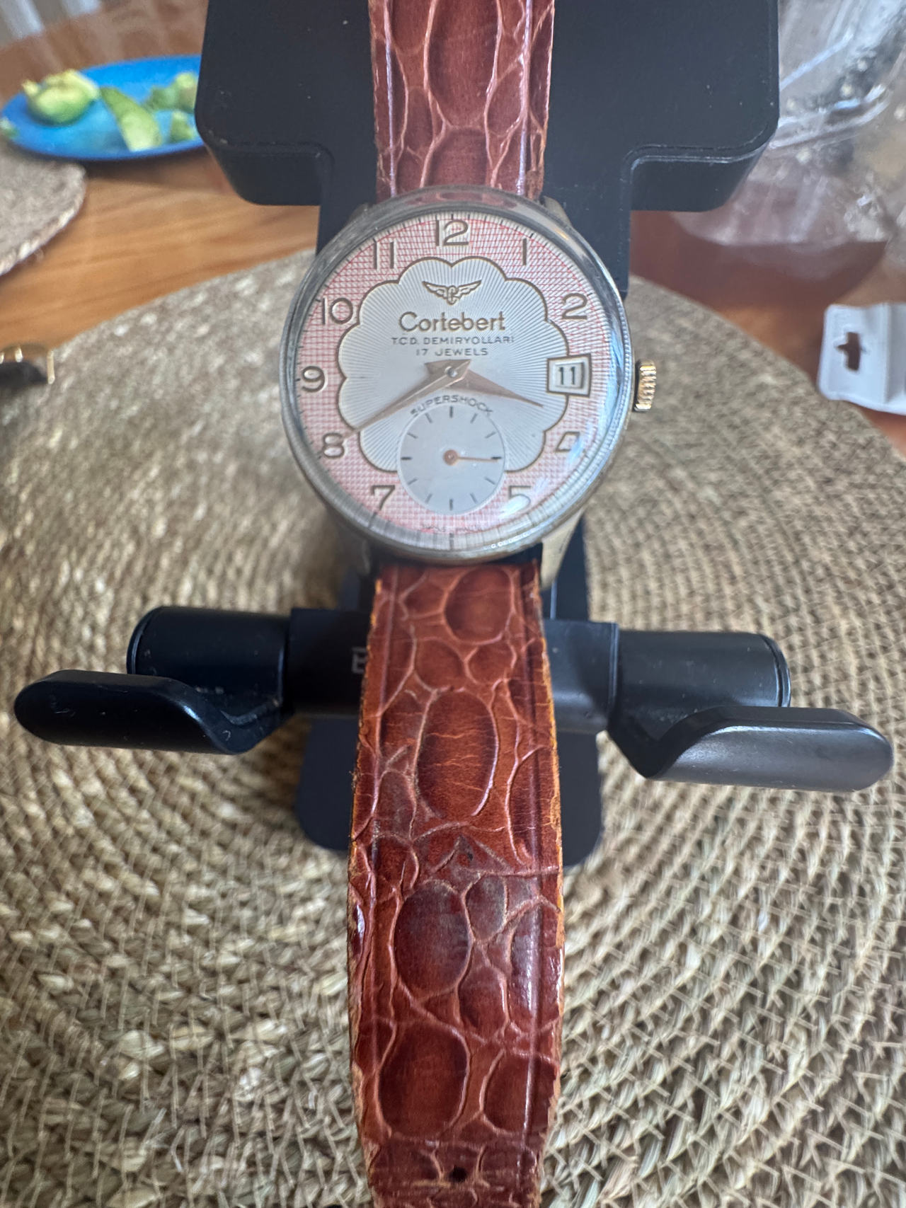 Cortebert TCD Demivoullar 17 Jewels Watch