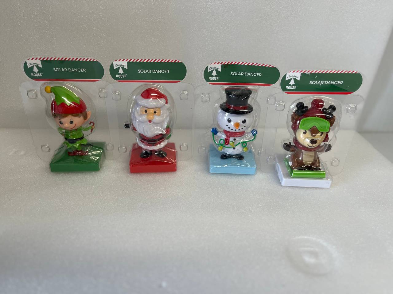 Christmas House Solar Dancers Set of 4