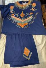 80s Vintage Embroidered Two-Piece Leisure Set - Image 2