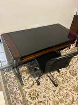 Black Glass Top Office Desk - Image 6