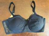 Honey love Women's sports Bra black size large removable pads no wires - Image 1