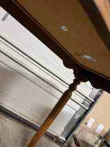 Vintage Oak Writing Desk with Drawer - Image 5