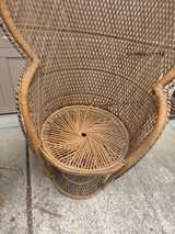 Vintage Wicker Peacock Chairs (Pair) - Image 3