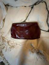 Patricia Nash Red Clutch with Chain Strap - Image 1
