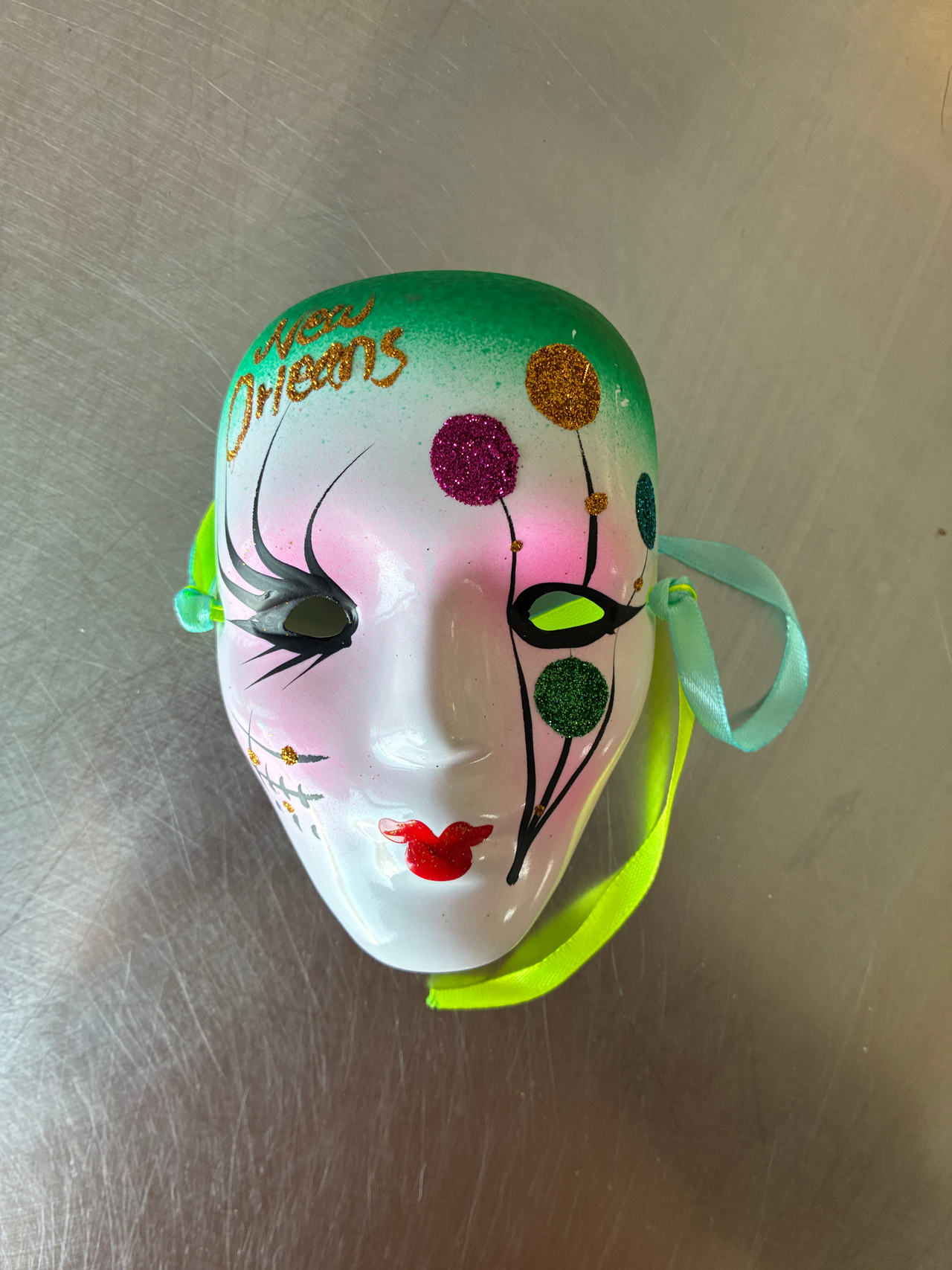 New Orleans Souvenir Ceramic Mask