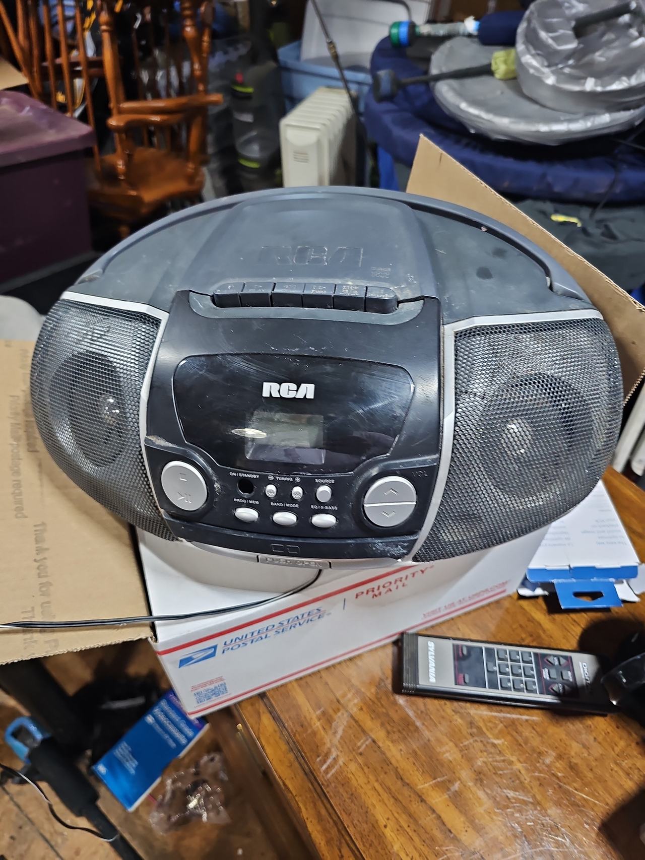 RCA Portable CD Player Cassette AM/FM Radio Boombox