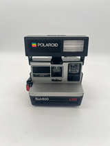 Vintage Polaroid Sun 600 LMS Instant Camera 600 Film Untested w/ Strap - Image 1