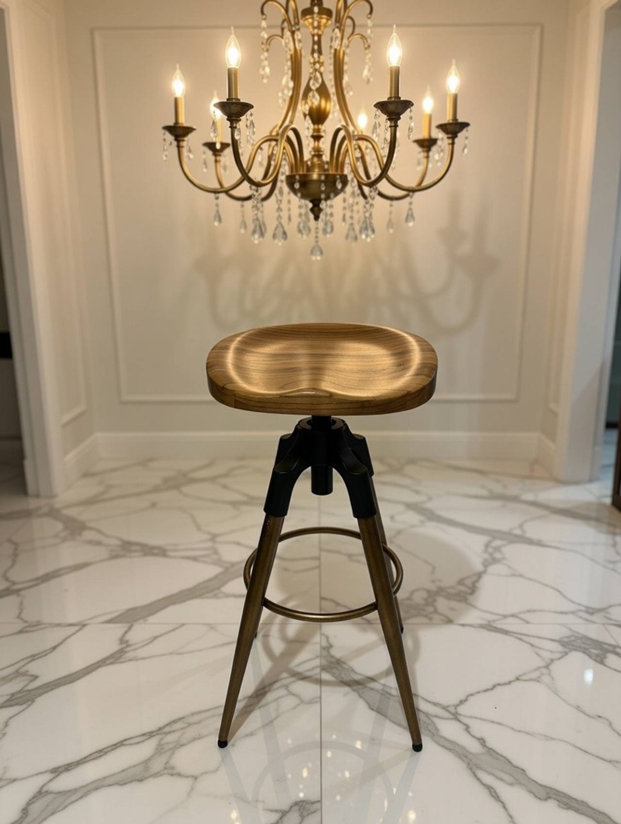Brage Living Bombard Adjustable Bar Stool