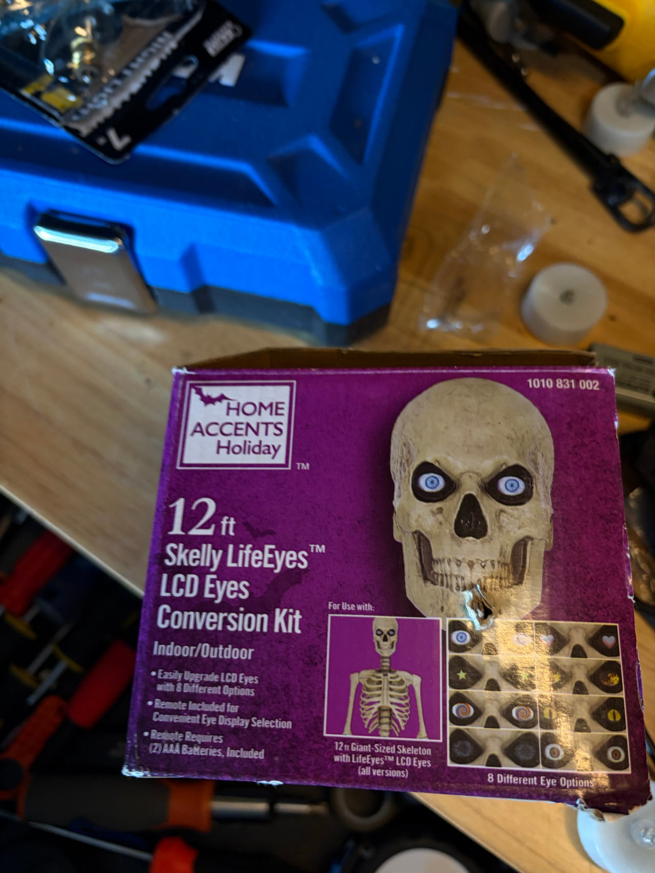 Home Accents Holiday 12ft Skelly LifeEyes LCD Eyes Conversion Kit