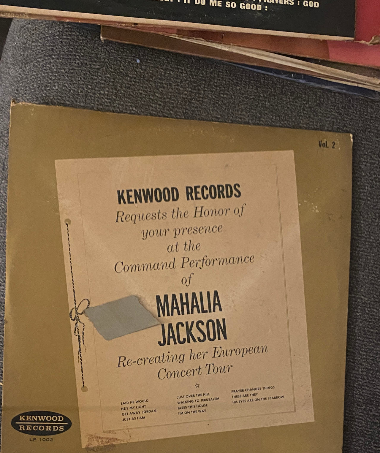Mahalia Jackson - Command Performance Vol. 2 Vinyl LP