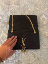 Black Gold Chain Crossbody Bag  - Image 2