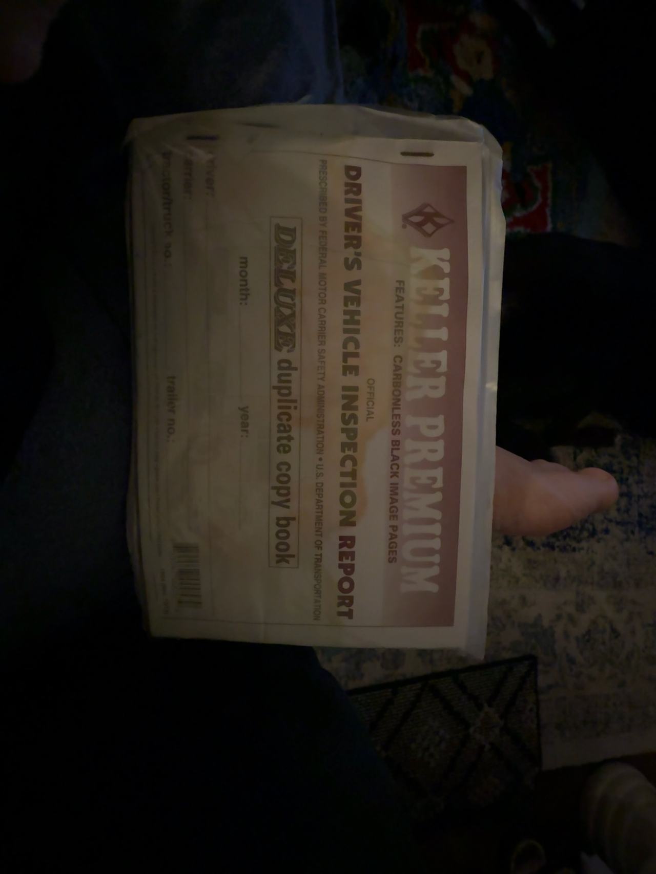 J.J. Keller Driver's Vehicle Inspection Report Book 2-Ply Carbonless