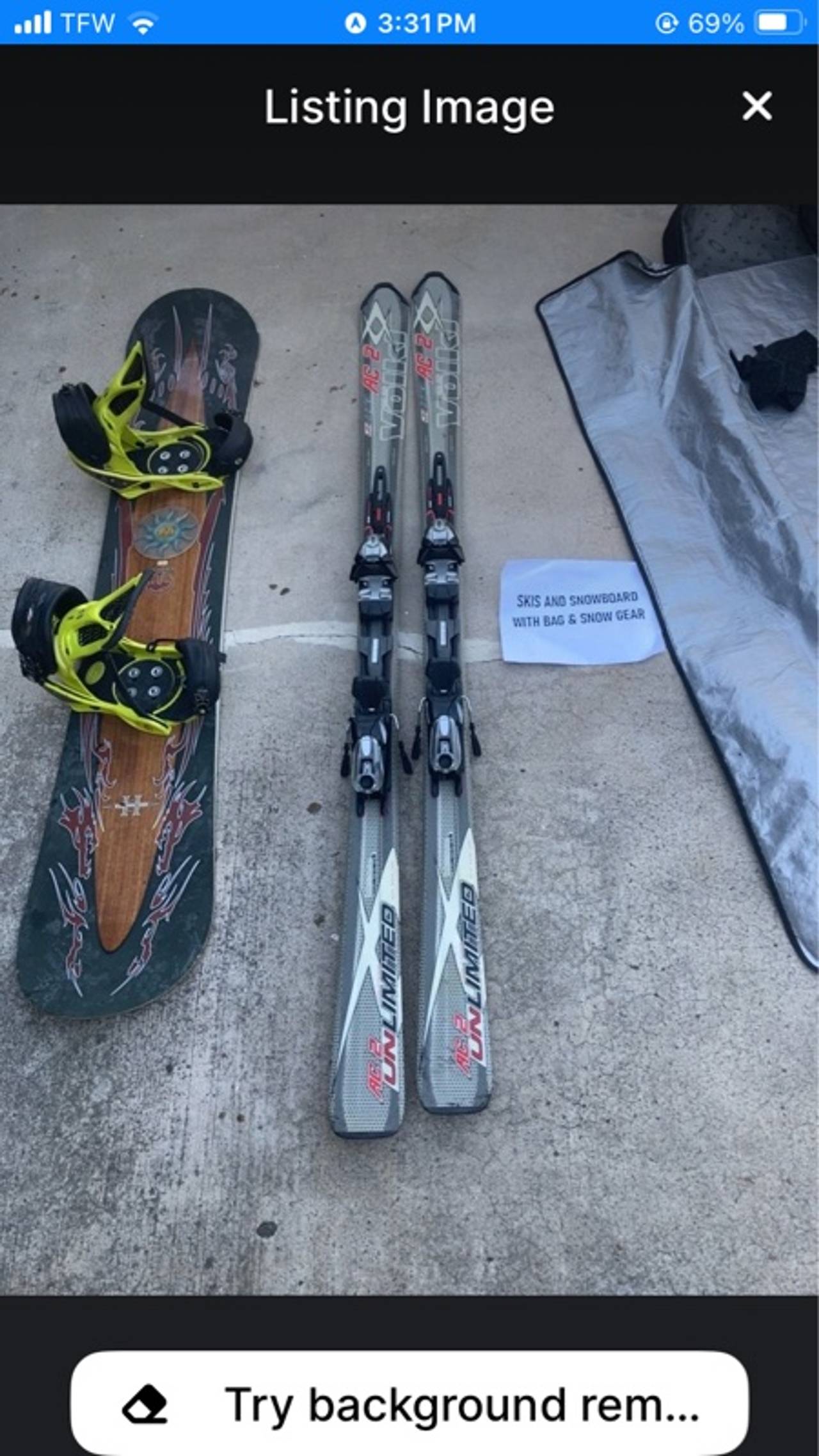 Volkl Unlimited AC Motion 163cm Ski
