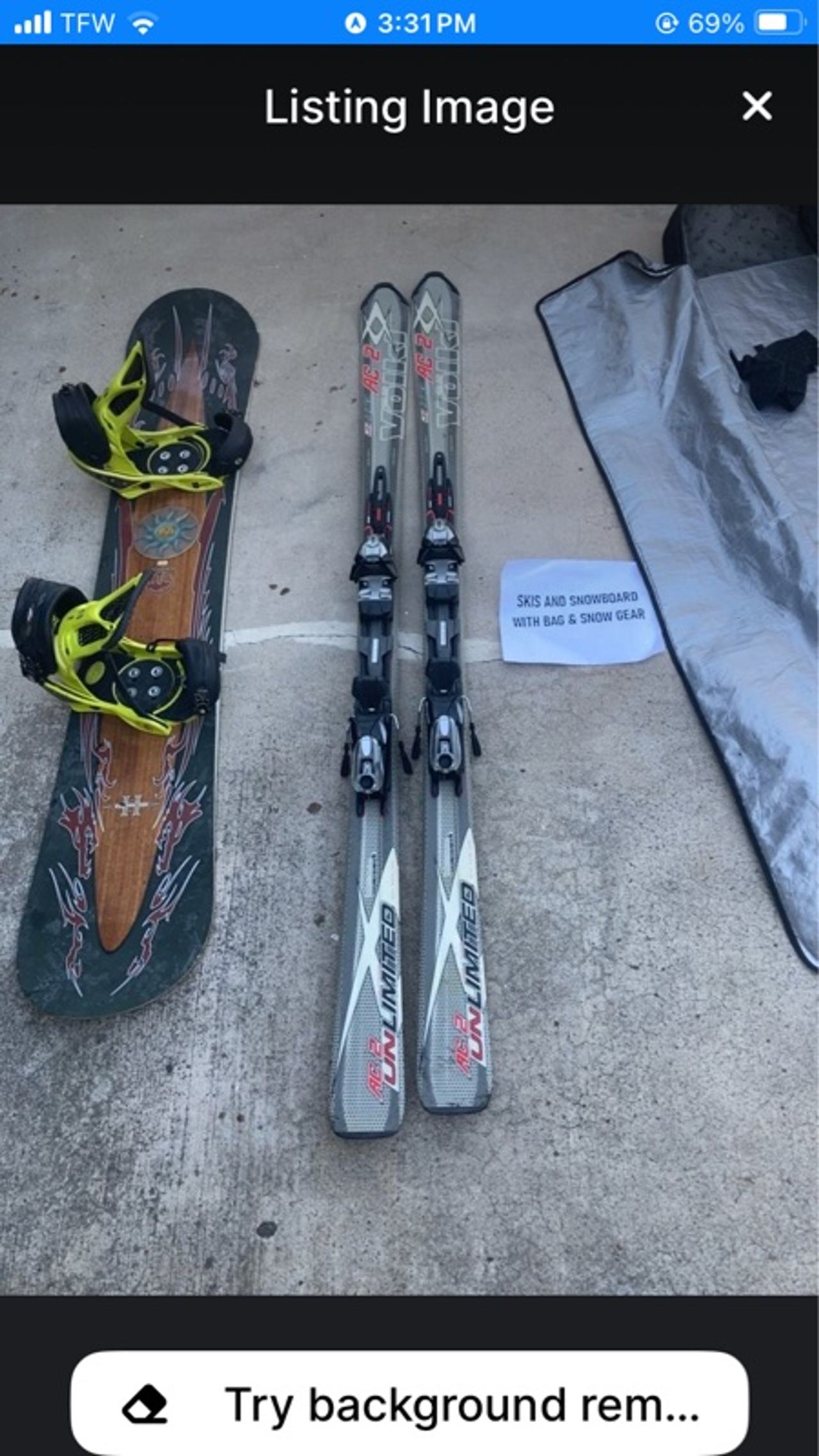 Volkl Unlimited AC Motion 163cm Ski