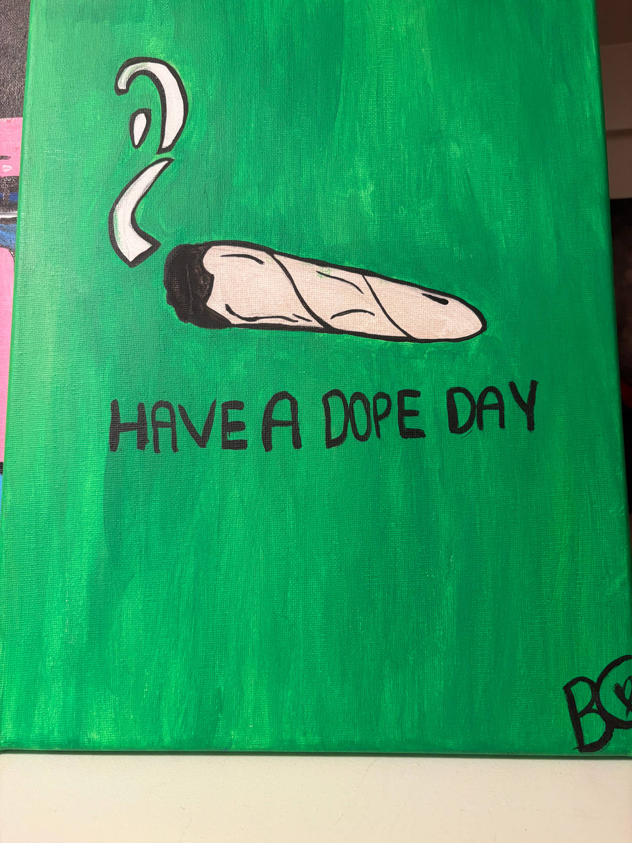 Cannabis Joint Art Print