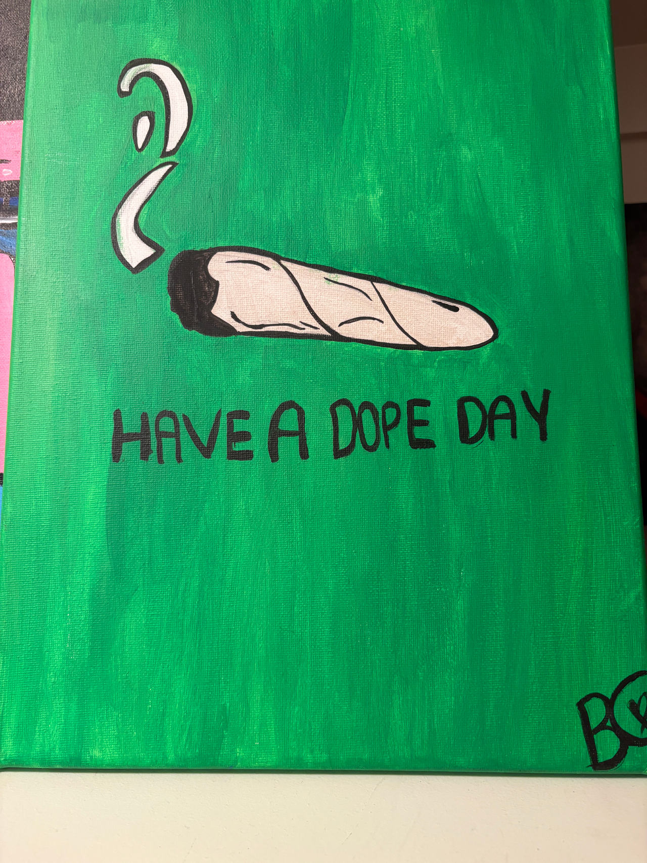 Cannabis Joint Art Print