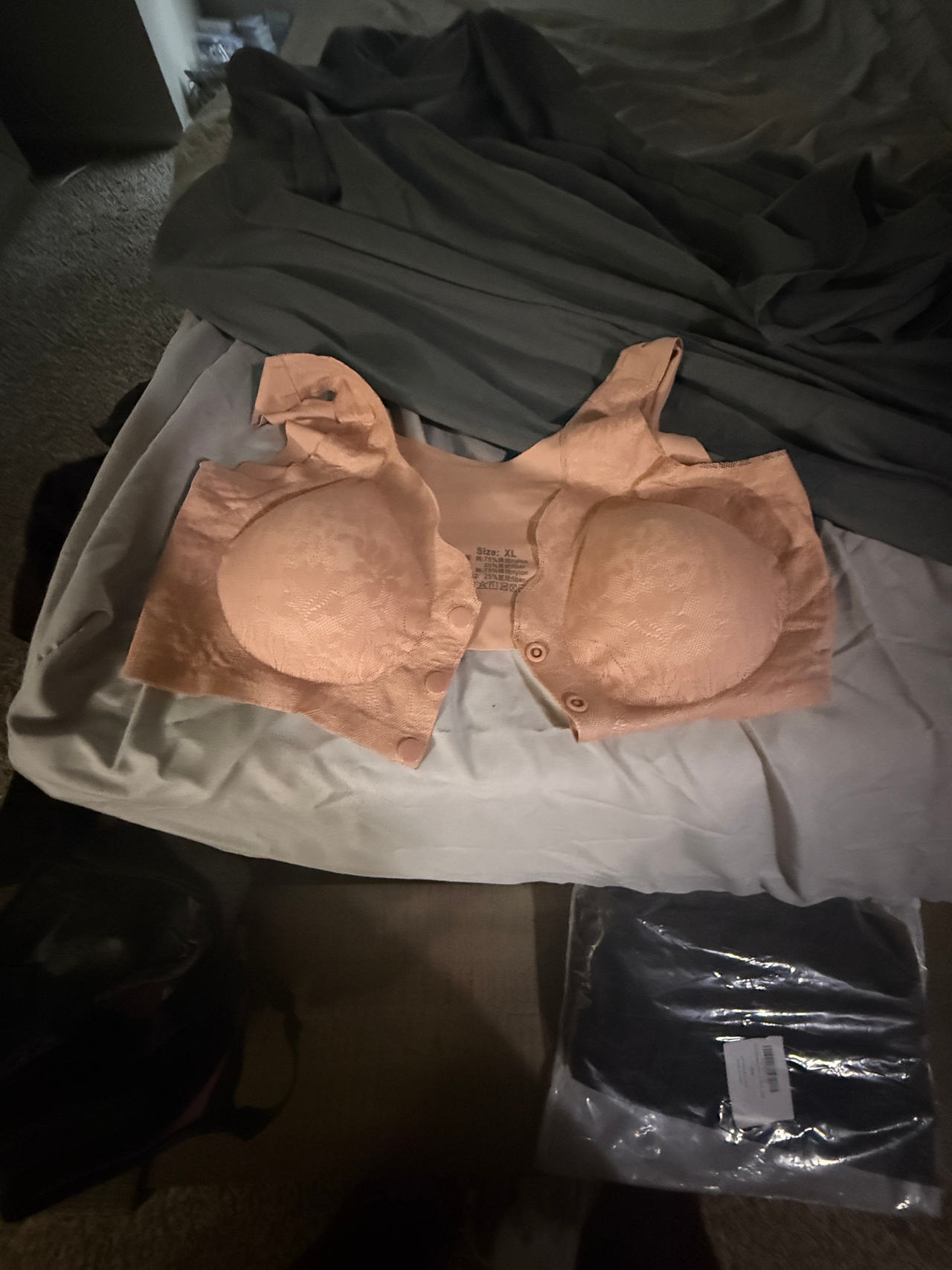 Front Closure Lace Bra