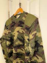 L.L Bean Vintage 100% Pure New Wool Camo Sweater XLG X-LARGE LL Bean  - Image 4
