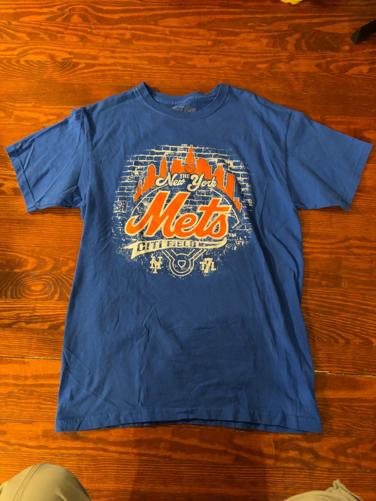 New York Mets Vintage Blue Large T-Shirt
