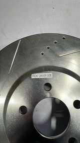 Dodge SRT/SCAT/Hellcat Power Stop Evolution FD Brake Rotor Drilled Slotted - Image 3