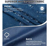 6-Pack PureFit Waterproof Outdoor Cushion Covers, 24x22 inch, Navy - Image 7