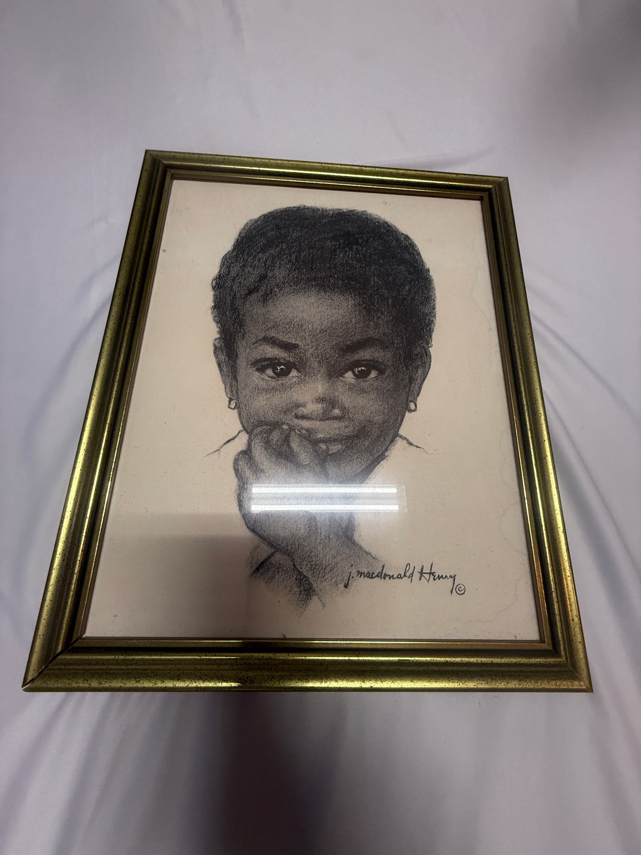 J. Macdonald Henry Framed Portrait Print