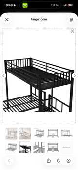 Wrought Studio Metal Bunk Bed Frame - Image 2