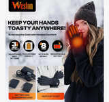 XL/XXL Weston Heated Glove Liners Men Women - Rechargeable Thermal Hand Warmer - Image 4