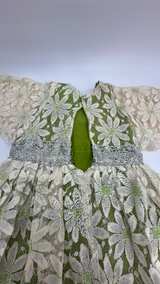 Girls Daisy Lace Flutter Sleeve Maxi Dress - Image 6