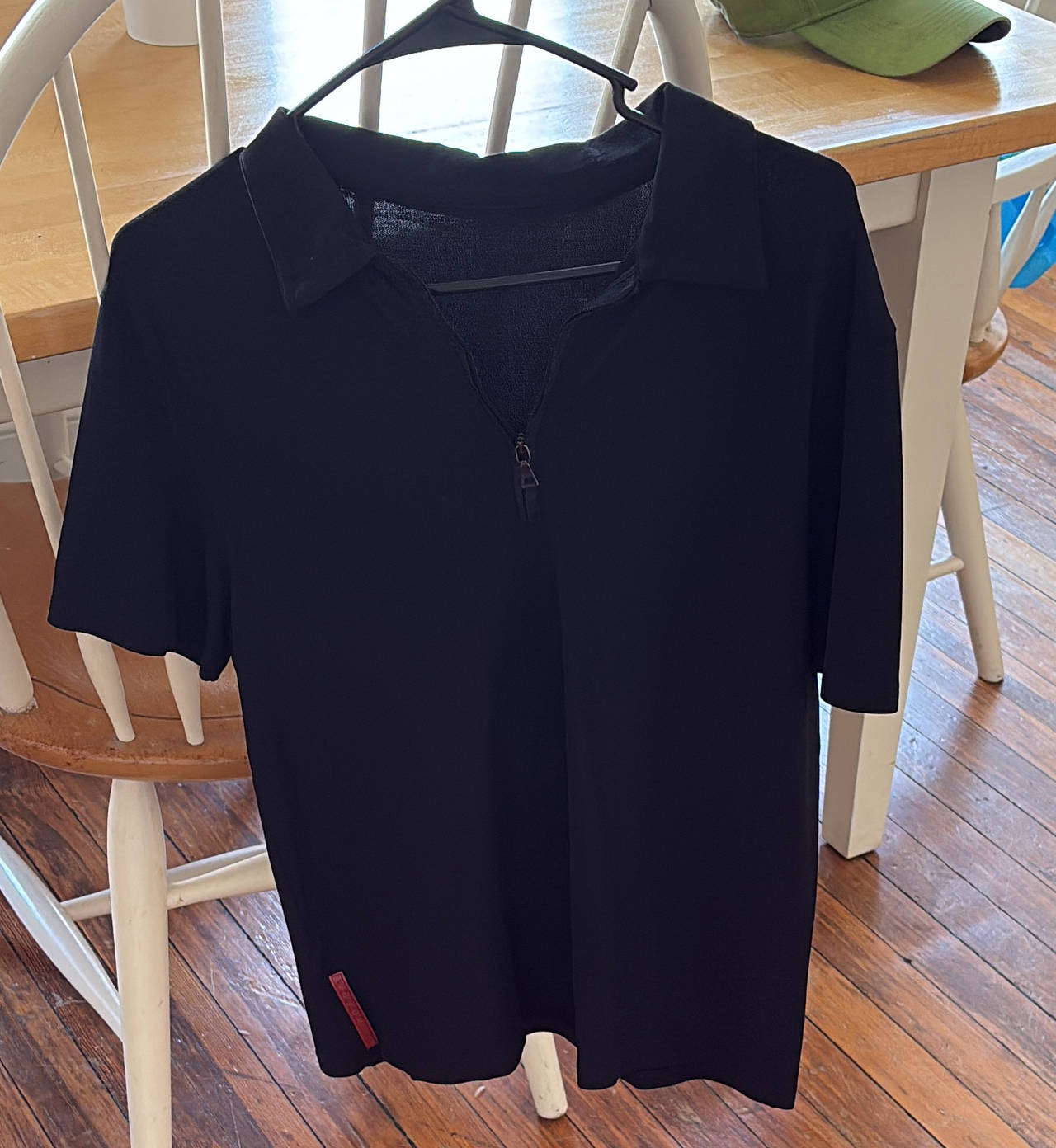 Prada Linea Rossa Quarter-Zip Polo Shirt