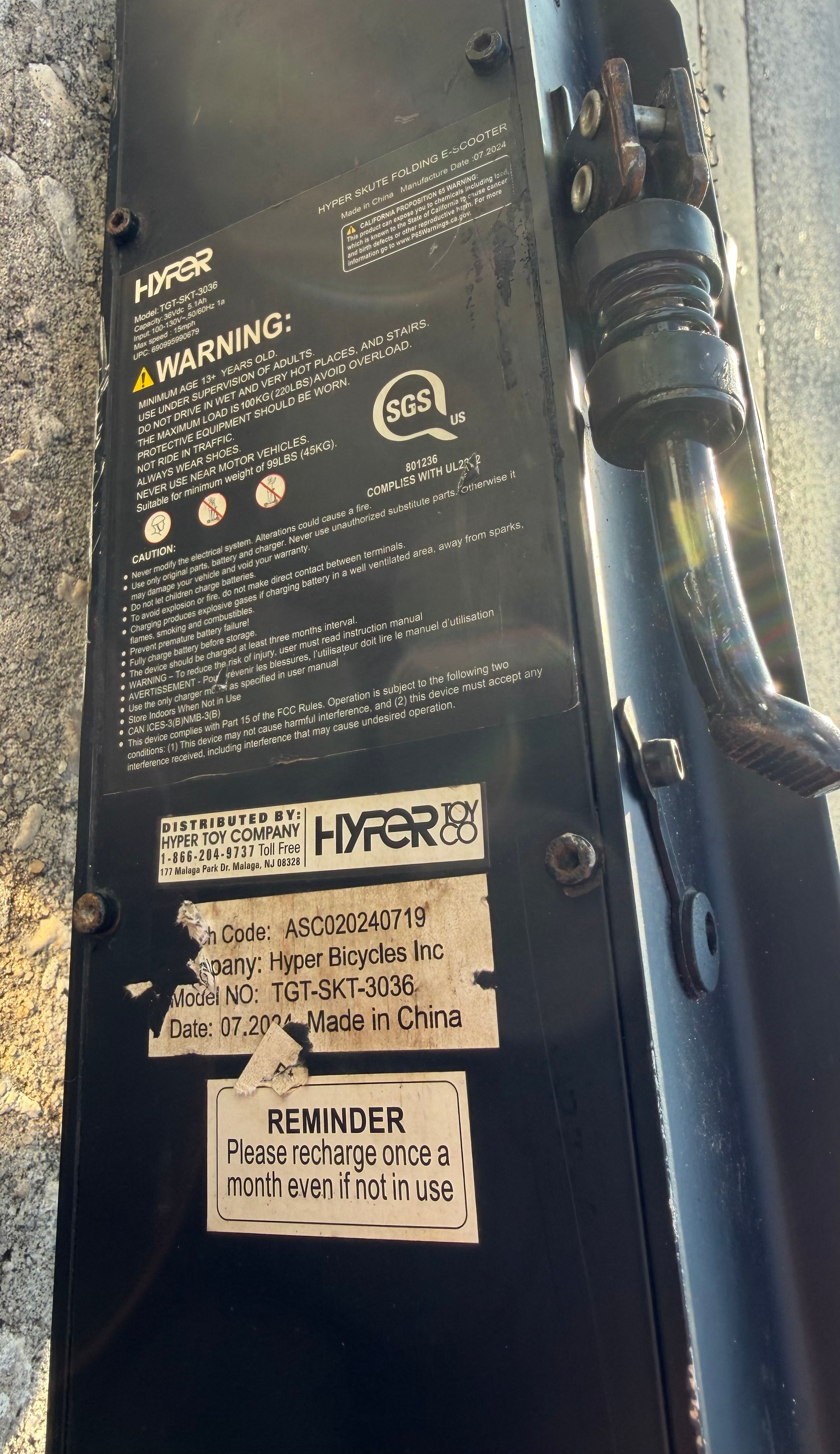 Electric Scooter TurboAnt X7 Pro & Skute Parts Repair - Image 2