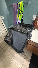Hard Shell Rolling Carry-On Suitcase - Image 3
