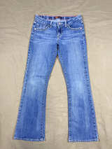 Levi’s 715 Girls Bootcut Jeans Size 12 Reg W28 L26 Thick Stitch Flap Pocket - Image 1