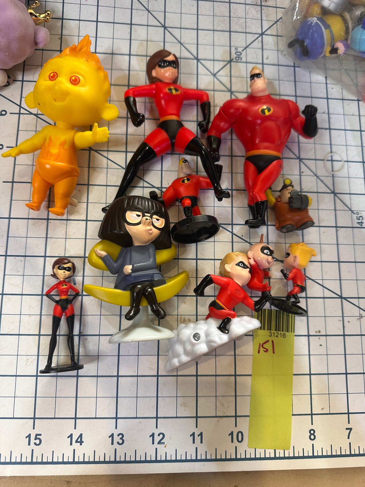Disney Pixar The Incredibles Action Figure Lot