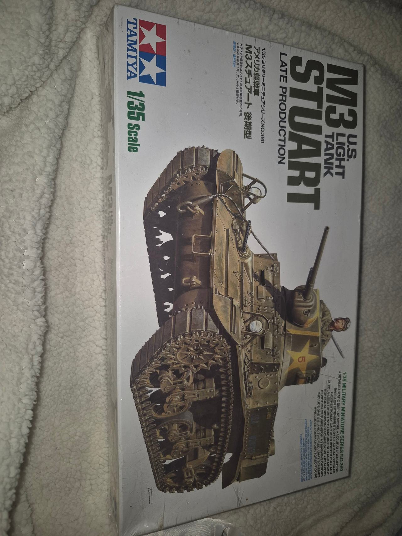 Tamiya 1/35 U.S. Light Tank M3 Stuart Late Production
